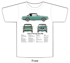 Triumph Stag MkI 1970-73 T-shirt Front